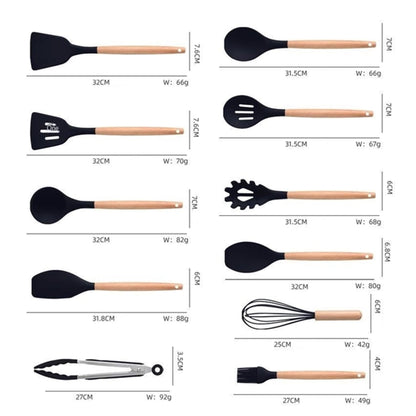 19pc Kitchen utensil set